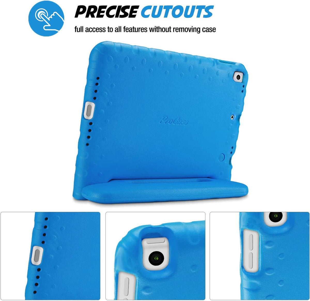 Kids Case for Ipad 10.2" 9Th/8Th/7Th Gen 2021/2020/2019-Blue