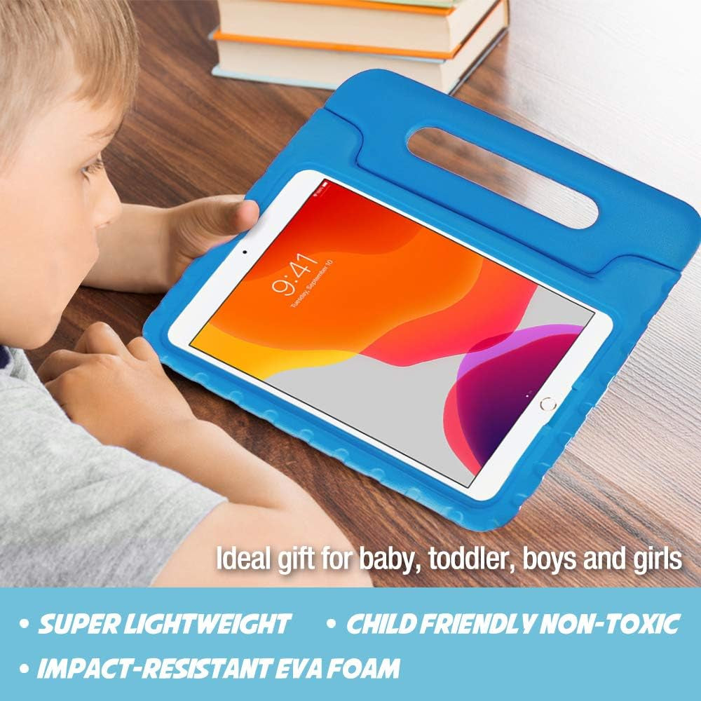Kids Case for Ipad 10.2" 9Th/8Th/7Th Gen 2021/2020/2019-Blue